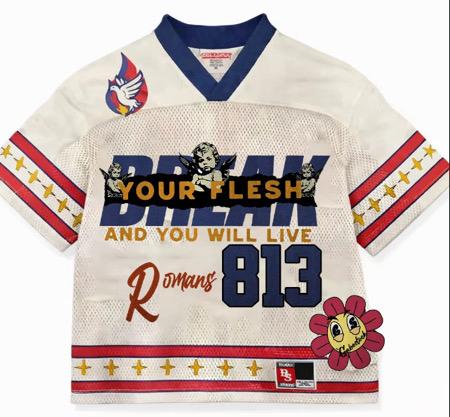 Romans 8:13 " Break Your Flesh " Jersey